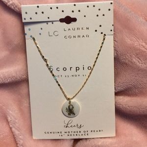 3/$10 New Lauren Conrad Scorpio Necklace